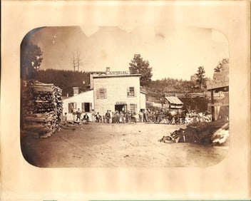 1877 cabinet photo of the G. Summ & Co. Brewery