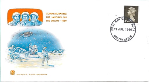 space Apollo 11 first lunar landing FDC 1969
