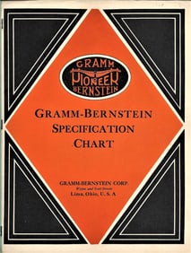 ca. 1919 ephemera automotive truck catalog