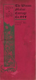 1899 Winton automobile catalog rare