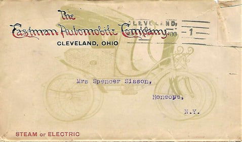 antique Eastman Automobile Co. ephemera