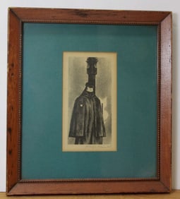 vintage framed Art by Joseph Hirsch