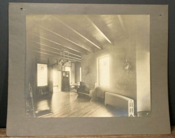 antique cabinet photograph interior scene