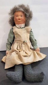 vintage or antique Folk Art doll