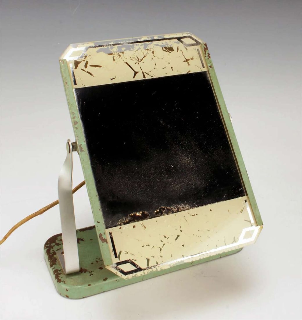 vintage Art Deco period vanity mirror (1 of 5)