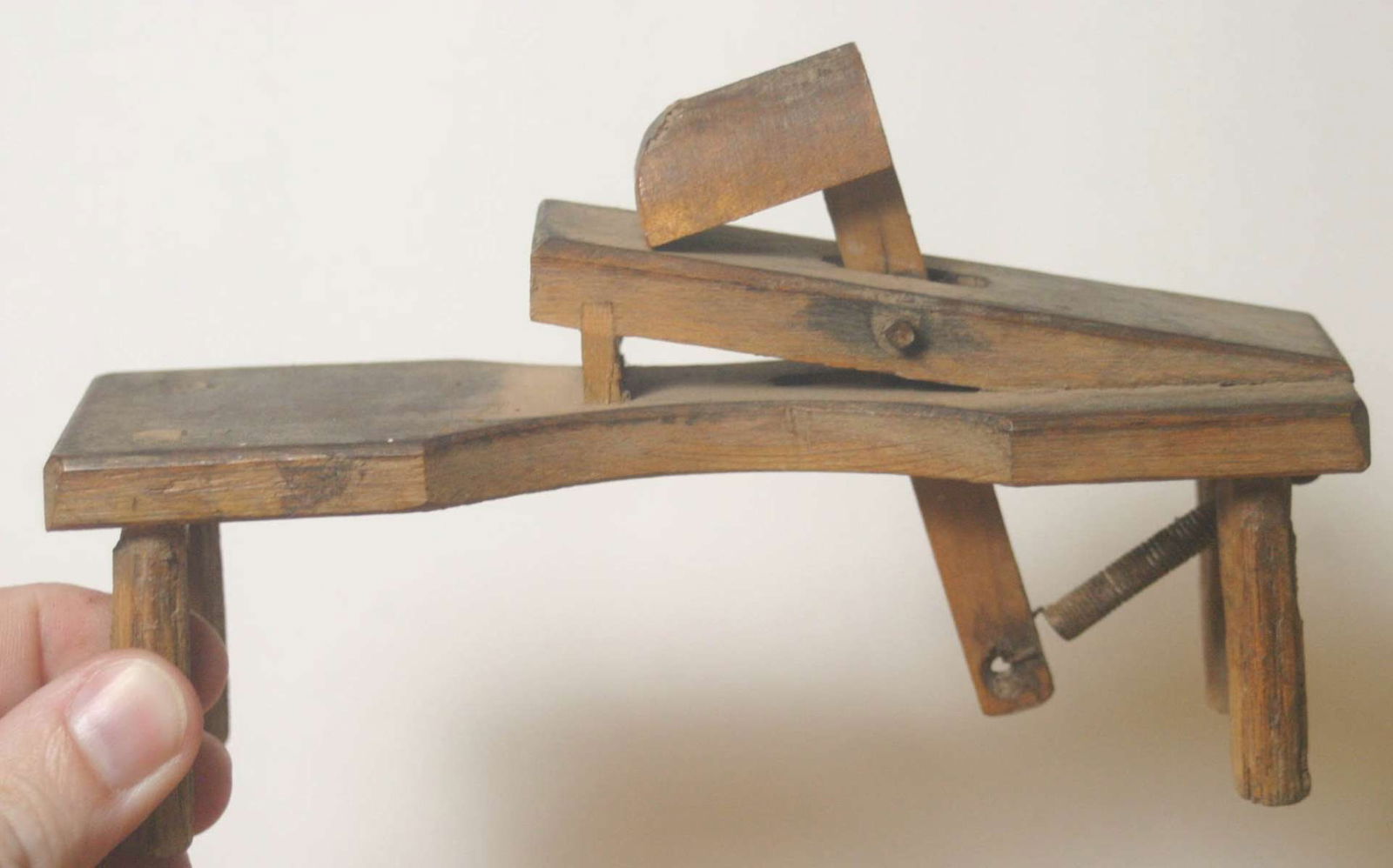 antique carved wooden salesman sample (1 of 12)