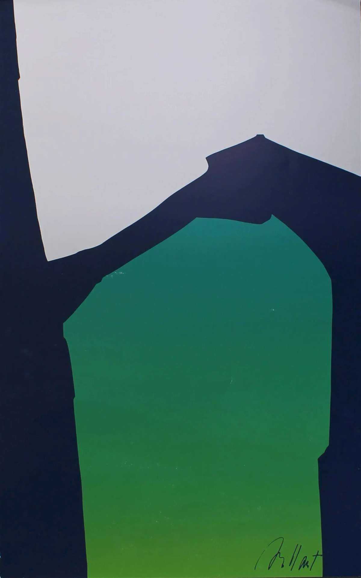 1970 Op Art screen print by French artist (1 of 4)