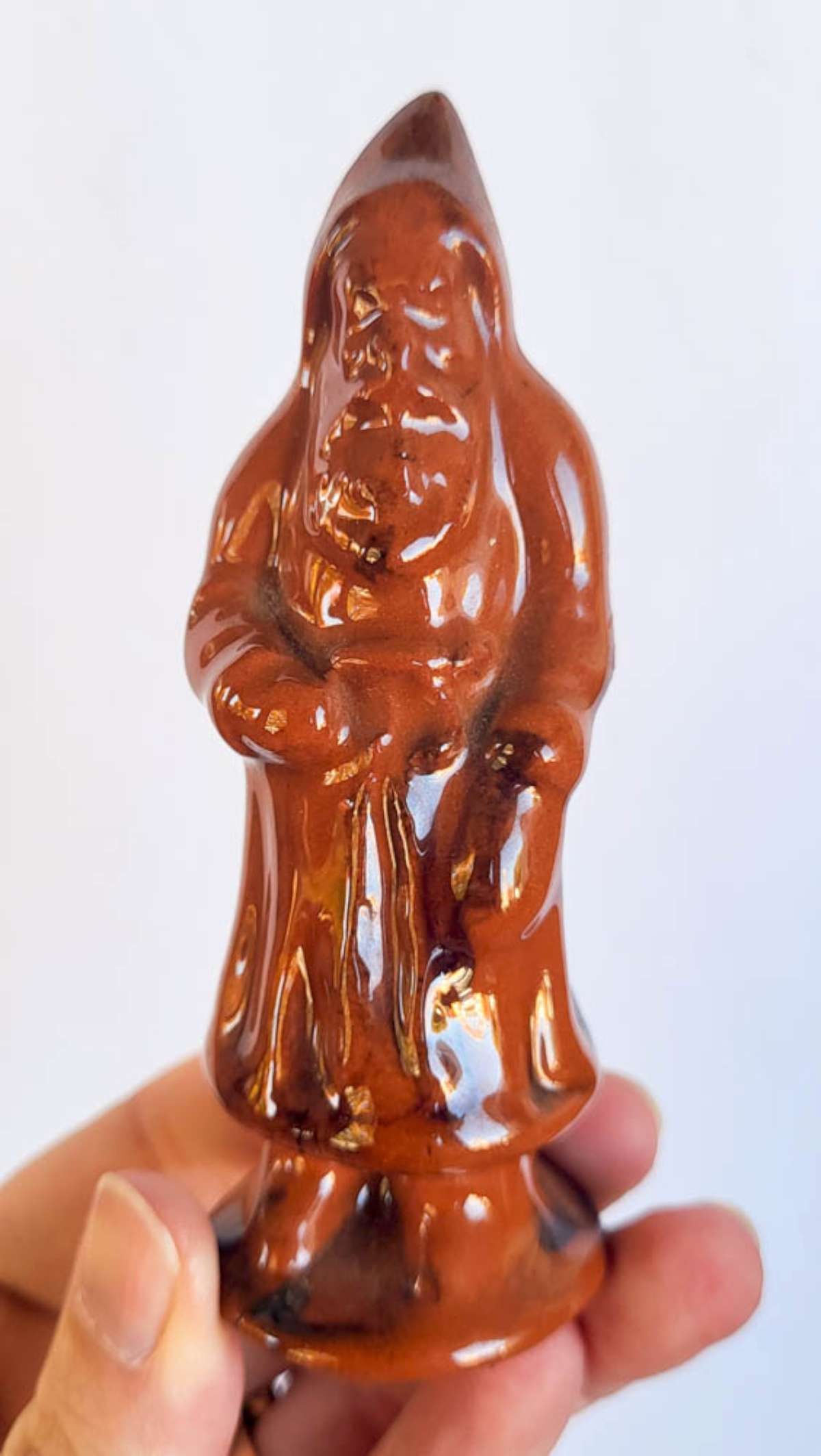 vintage Christmas redware statue by Lester Breininger (1 of 7)