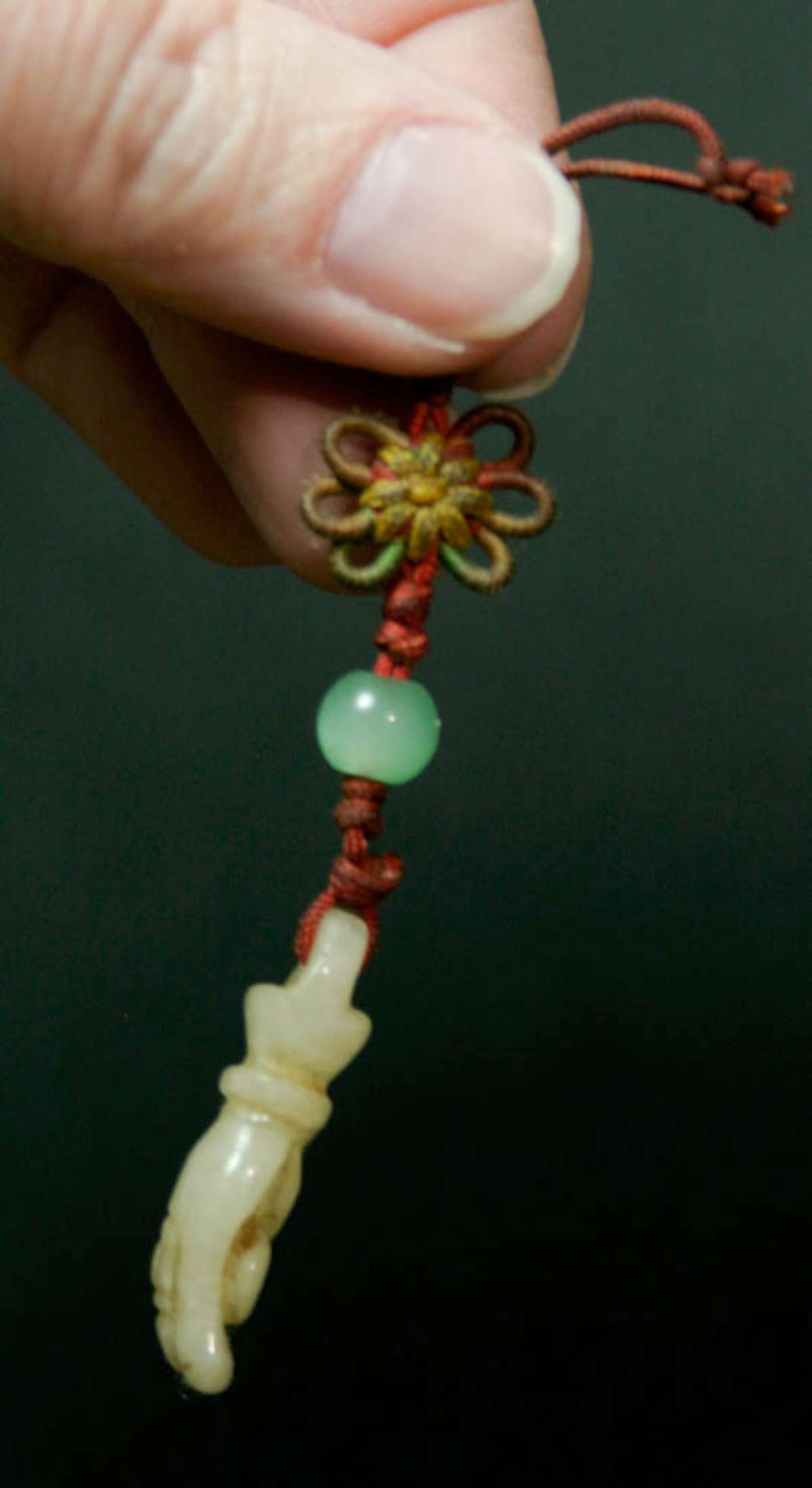 vintage Asian Jade amulet (1 of 7)