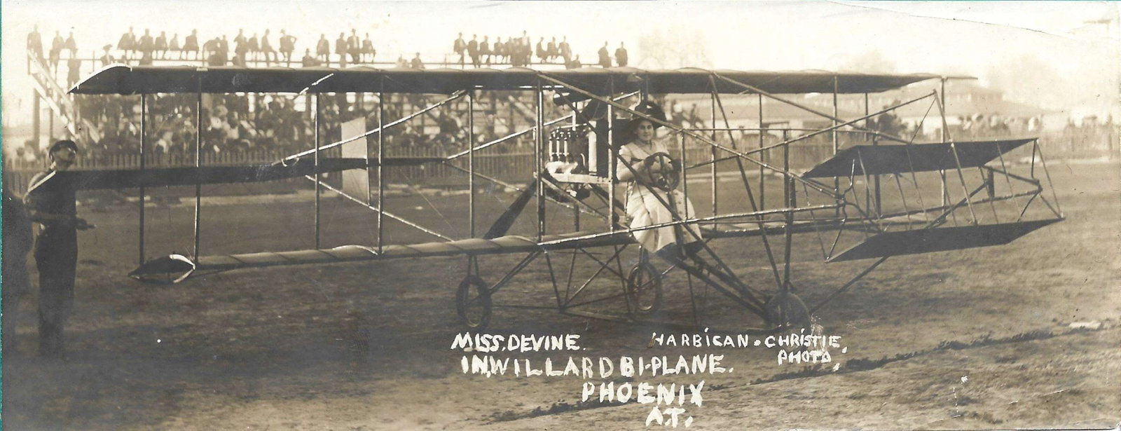 1910 Phoenix aviation meet female aviator (1 of 2)