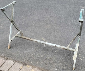 antique Primitive folding table base