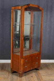 gorgeous Art Deco period display case cabinet