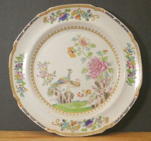 antique English Spodes plate