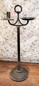 Art Deco period bronze smoking stand