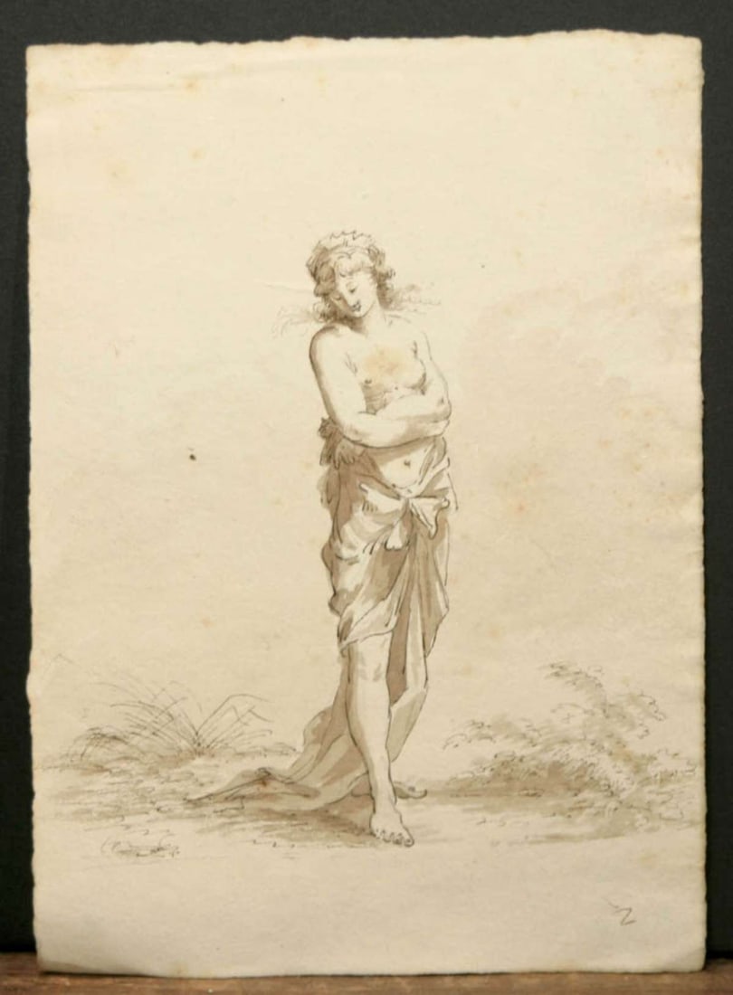 antique sanguine illustration drawing (1 of 11)