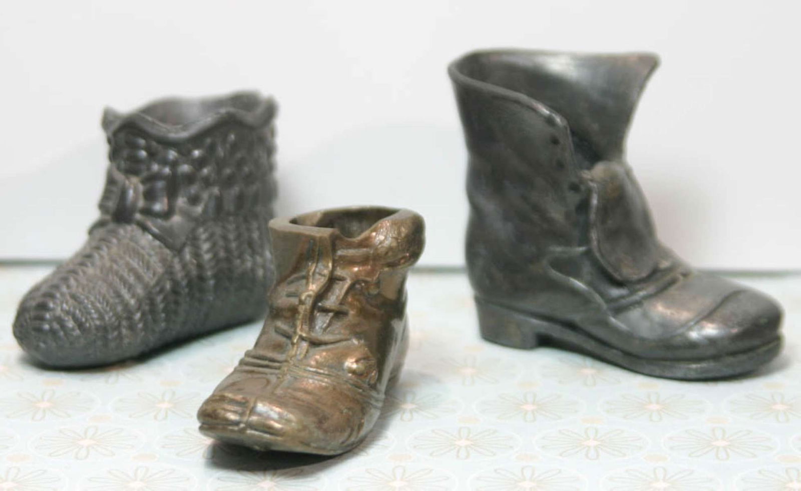 set of 3 antique Victorian match safes (1 of 8)