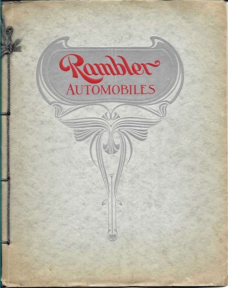 1907 automobile ephemera Rambler sales catalog (1 of 8)