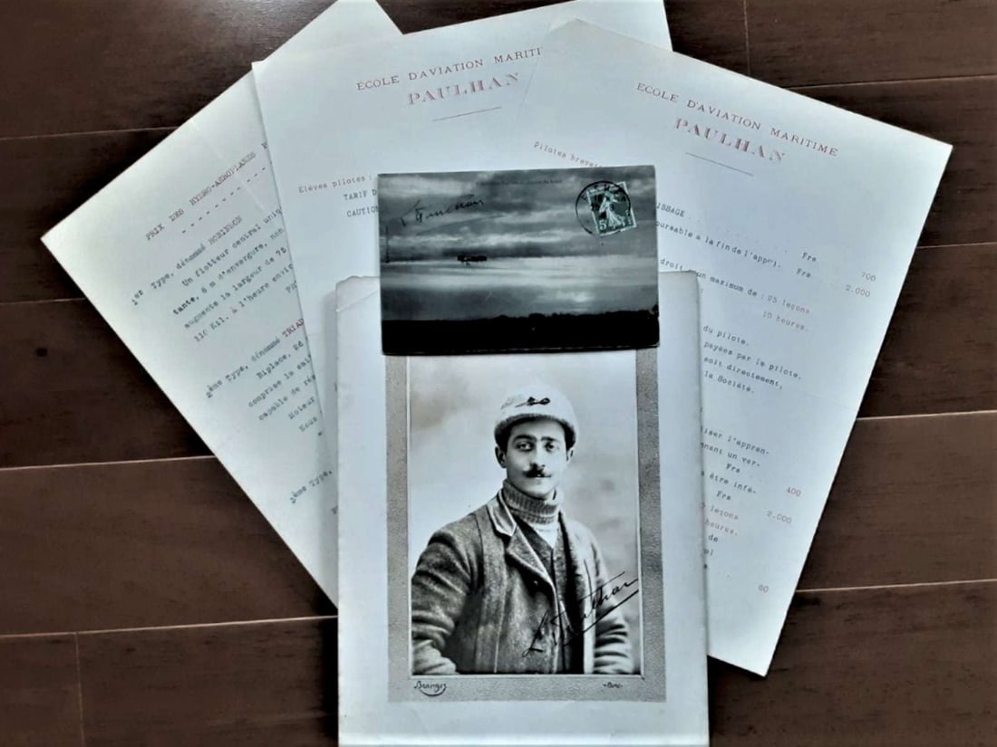 1909 signed famous aviation aviator lot (1 of 10)