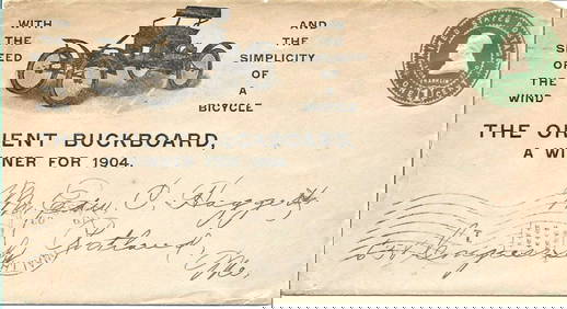 1904 Orient automobile cover USA ephemera (1 of 3)