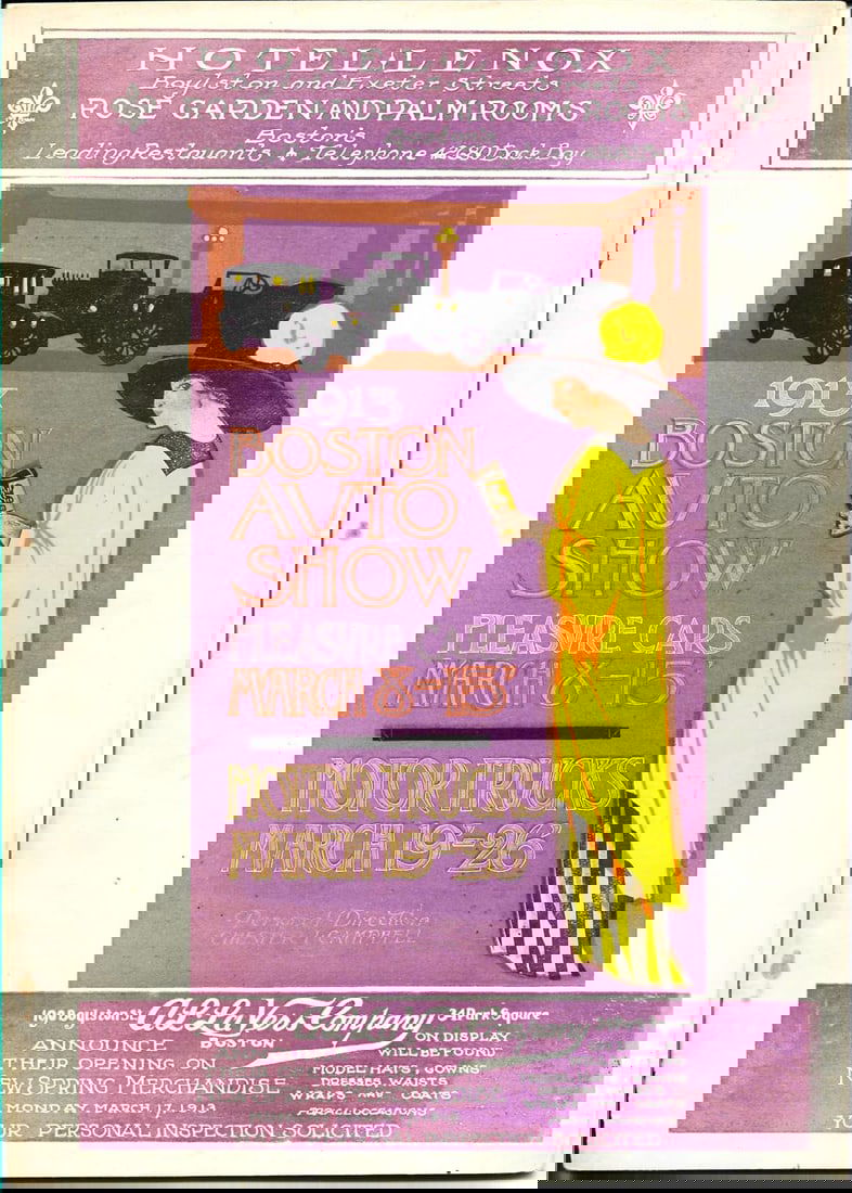 1913 Boston Automobile Show catalog antique (1 of 11)