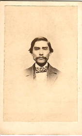 antique 1866 CDV of Native American Indian (1 of 2)