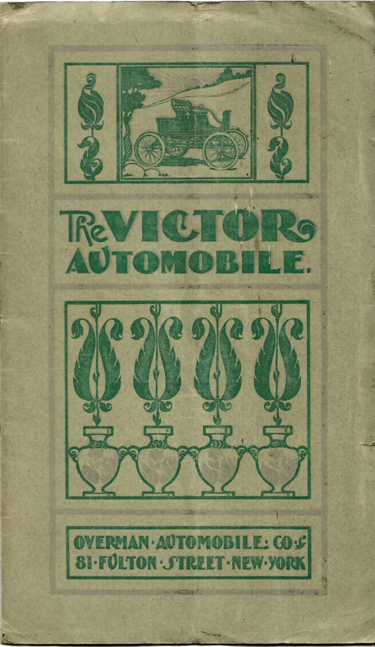 1901 Victor automobile sales catalog rare (1 of 8)