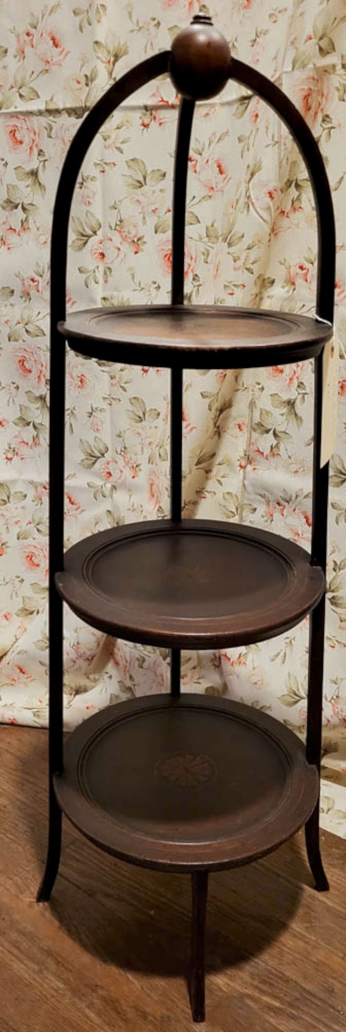 antique plate stand or dumbwaiter (1 of 7)