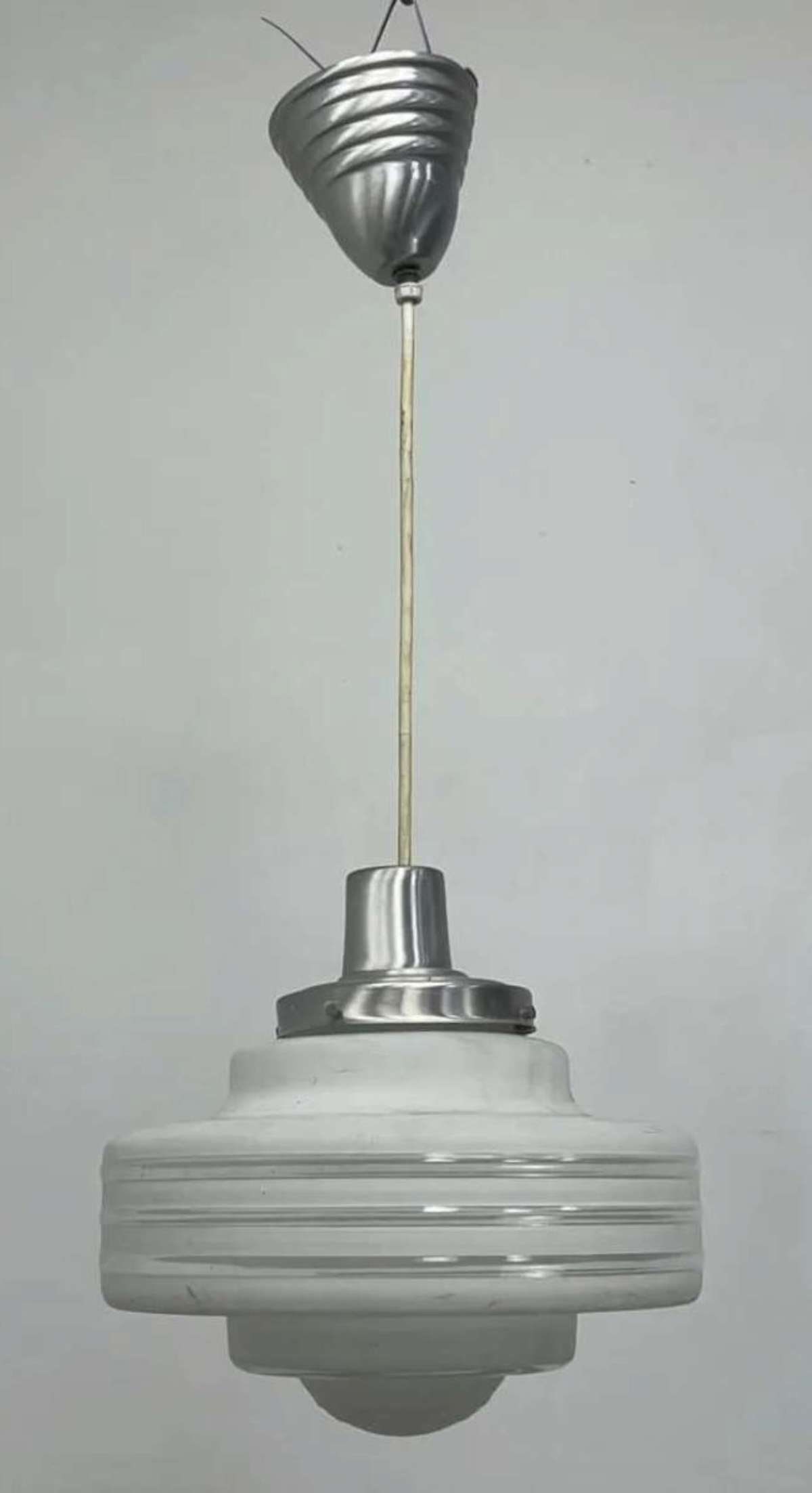 vintage pendant ceiling lamp with glass shade (1 of 1)