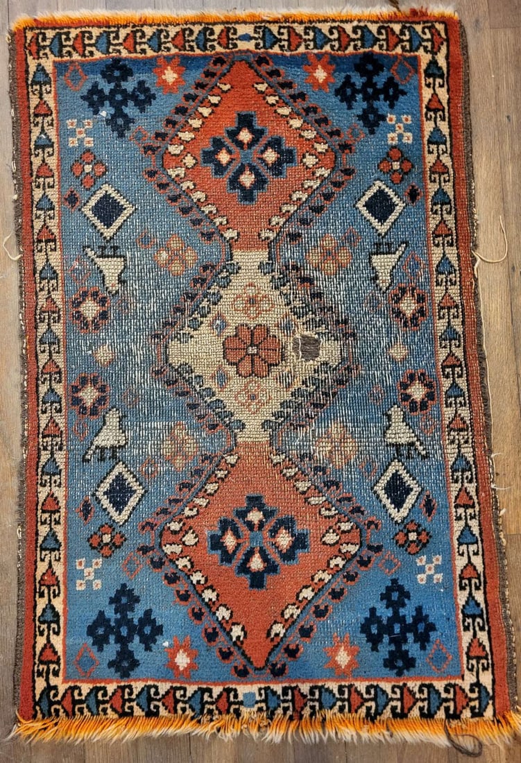small vintage or Persian area rug (1 of 5)