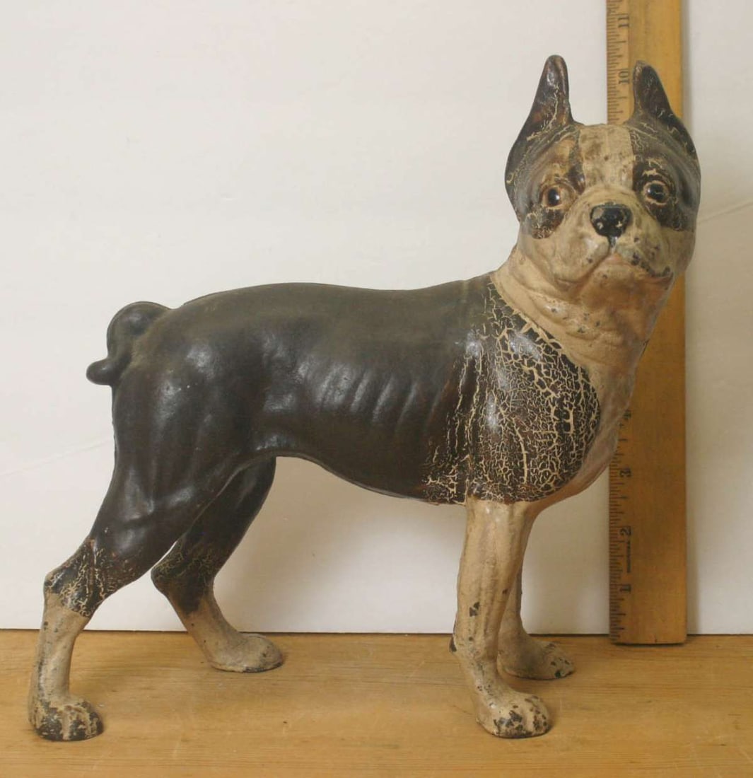 antique Boston Terrier doorstop (1 of 13)