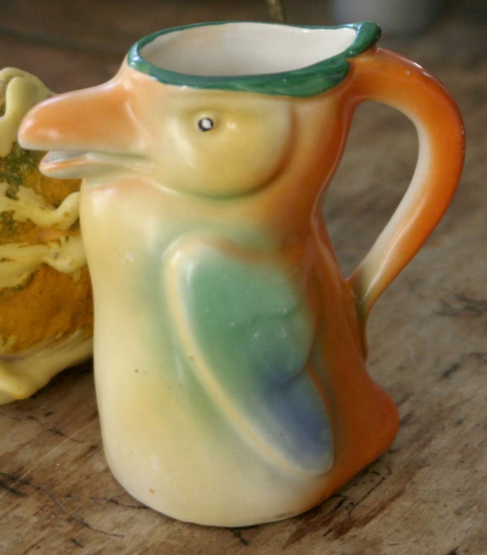 antique bird pitcher or milk creamer (1 of 6)