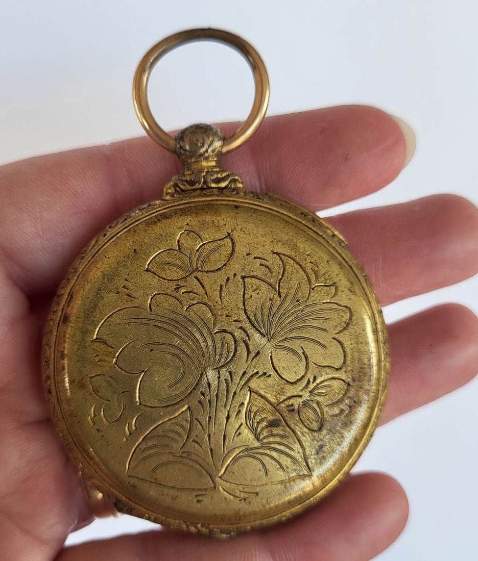 rare antique Tobias Liverpool key wound pocket watch (1 of 8)