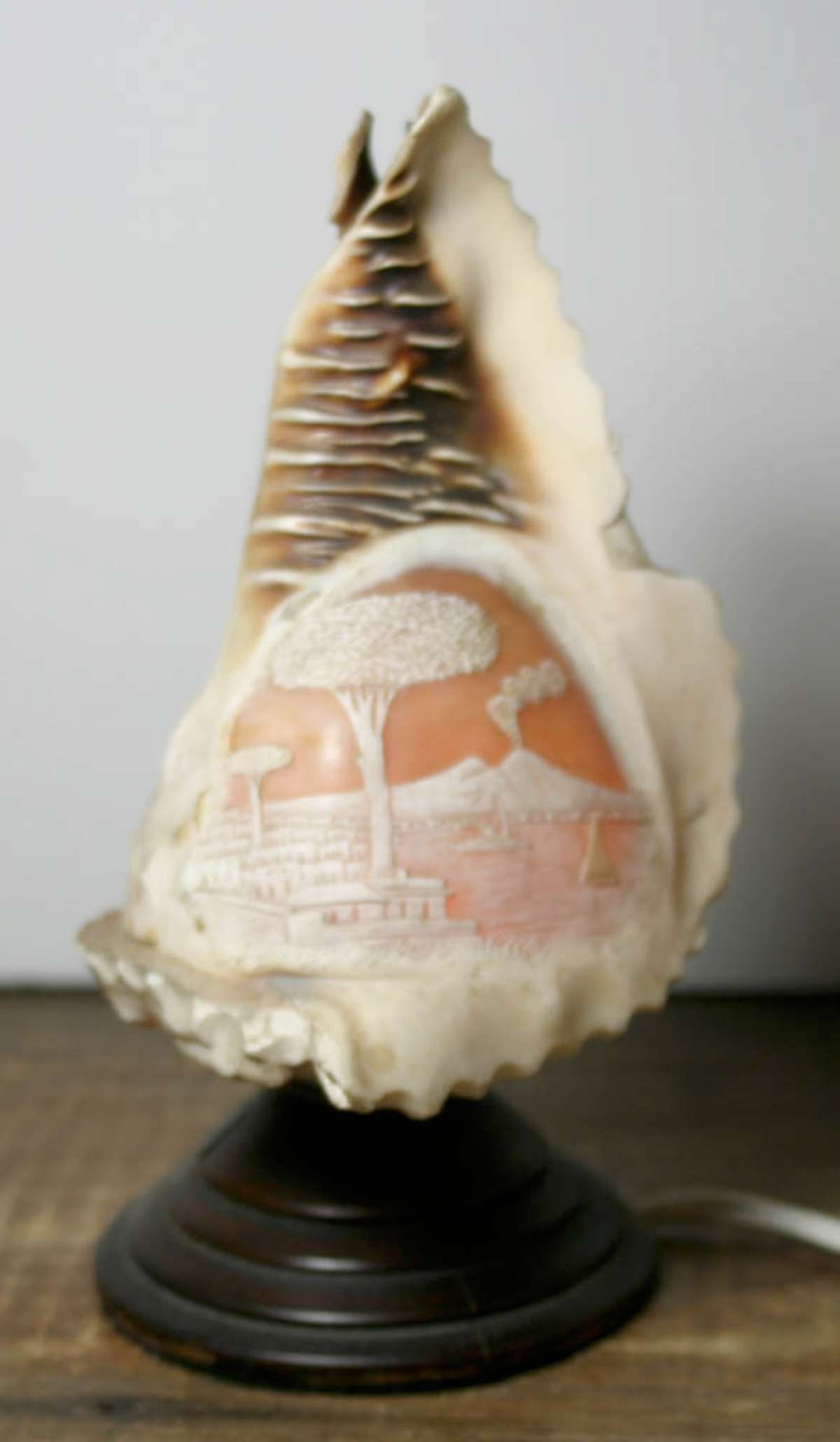antique Cameo carved table lamp (1 of 10)