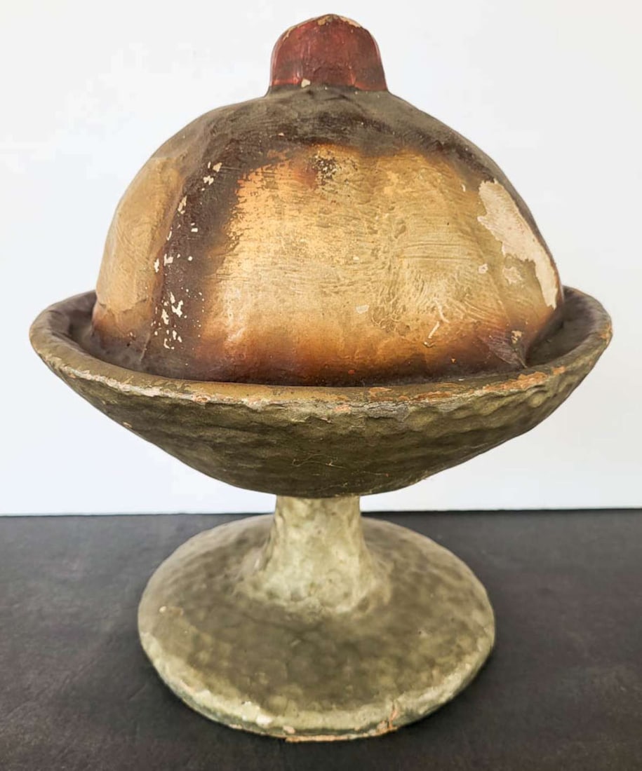 RARE antique paper mache general store display (1 of 12)