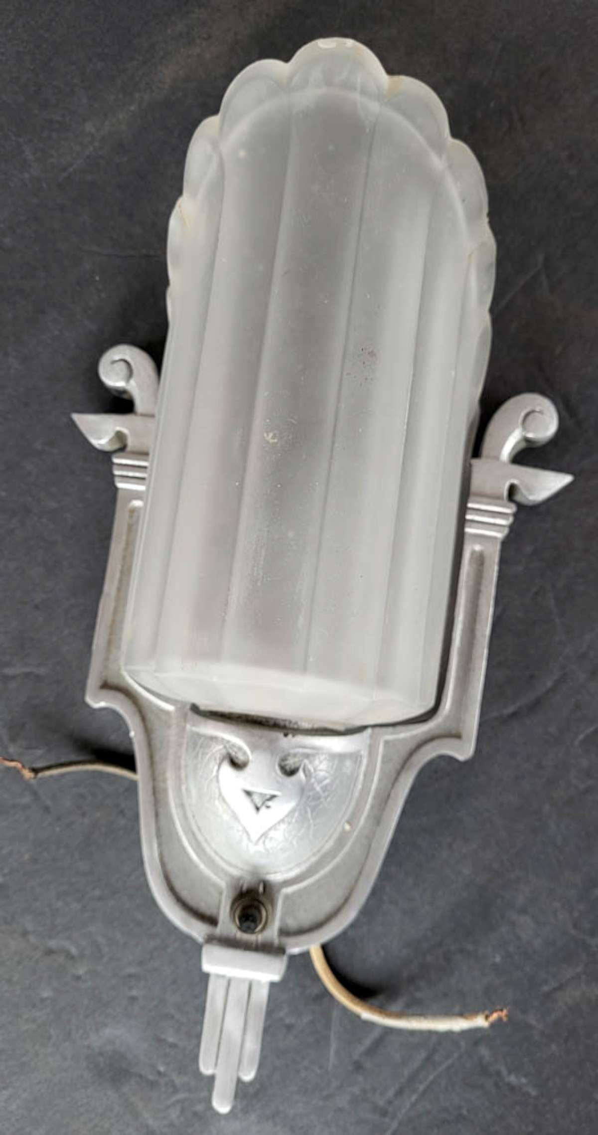 vintage Art Deco slip shade sconce (1 of 10)