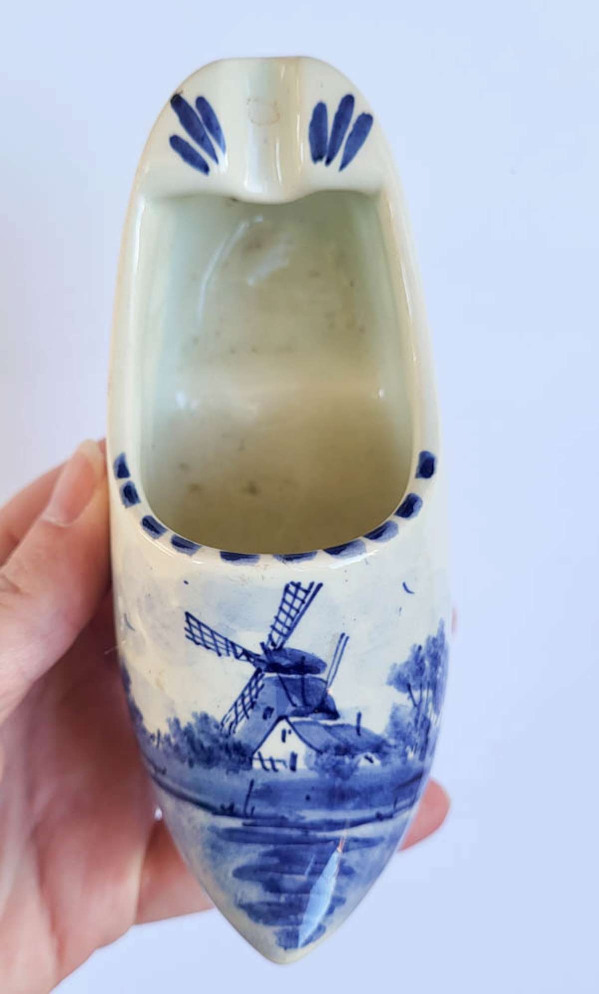 vintage Holland Delft pottery shoe ashtray (1 of 7)
