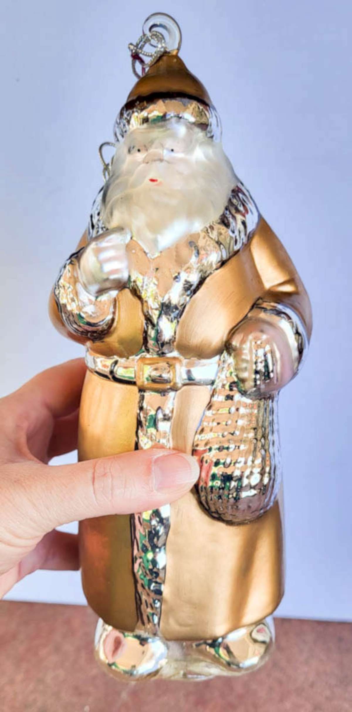 vintage Mercury glass Christmas ornament (1 of 10)