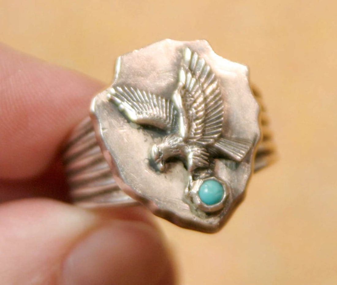 vintage estate jewelry: Native American ring (1 of 9)