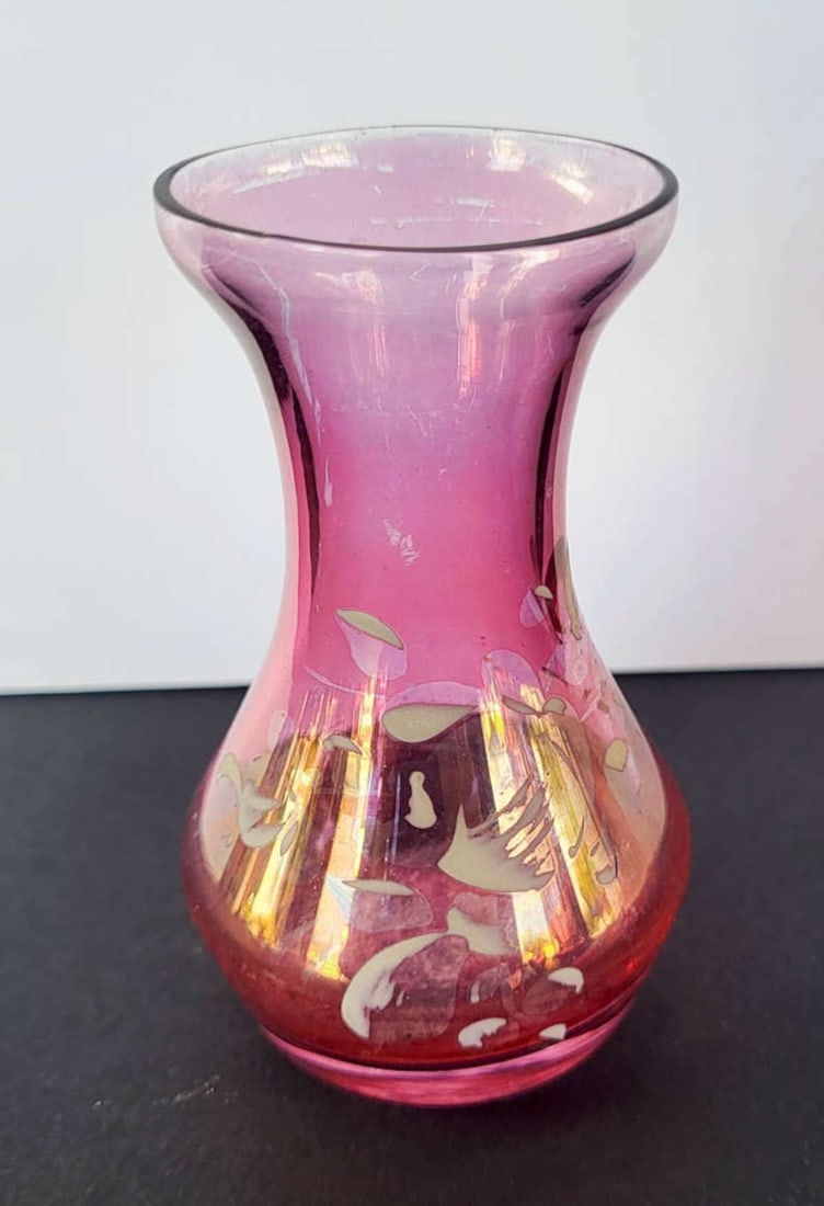 antique miniature cranberry glassware (1 of 7)