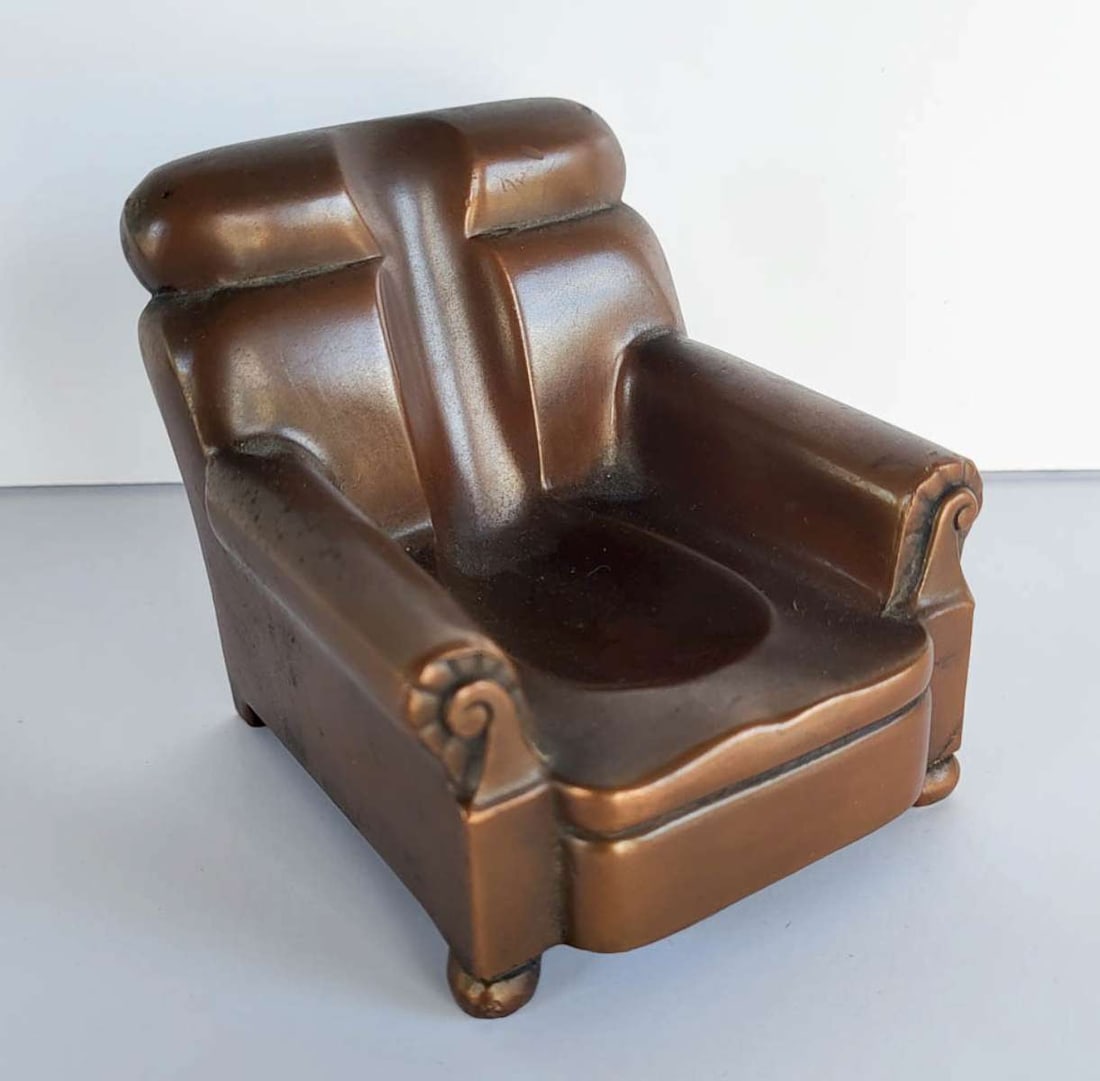 antique bronze pipe holder Jennings Bros (1 of 8)