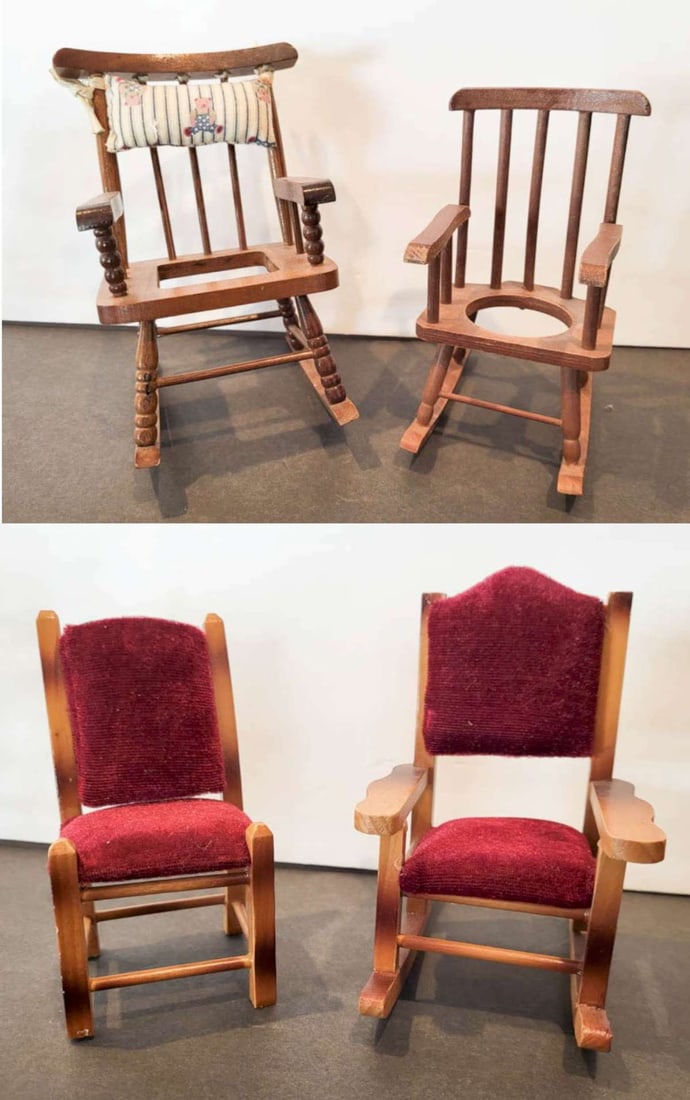 miniature vintage and antique doll furniture (1 of 18)