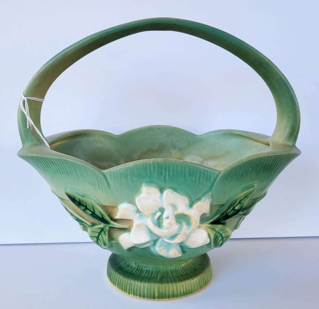 vintage Roseville pottery bowl (1 of 8)