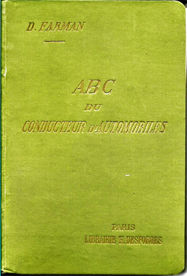 c. 1898 automobile book many illustrations rare: Although undated, this book is clearly circa 1898 or 1899 as can be determined from the autos pictured as well as the advertisements. The (French) title translates as: "ABC for the Automobi
