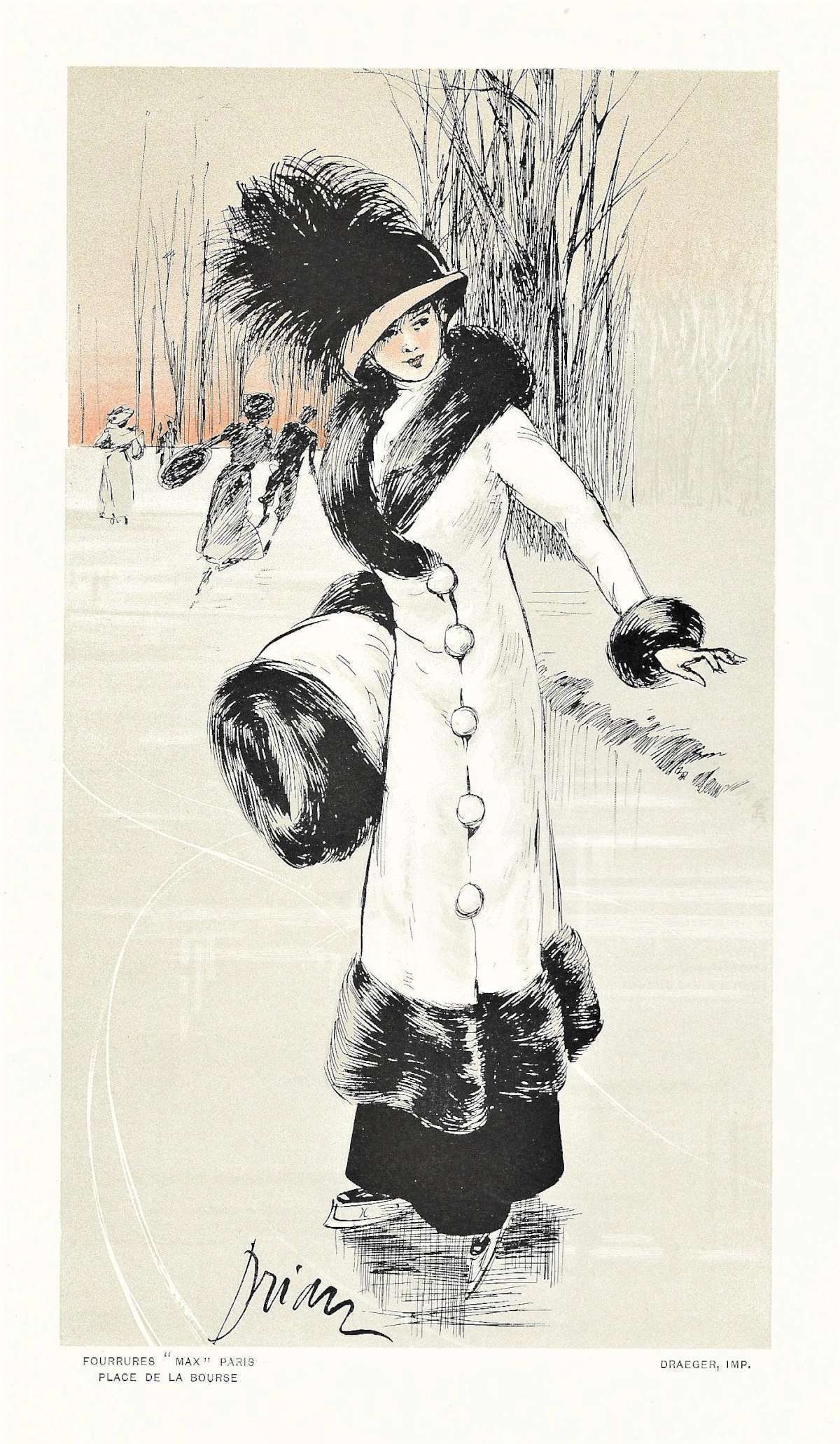 ca. 1910 color catalog of fur coats ephemera (1 of 7)