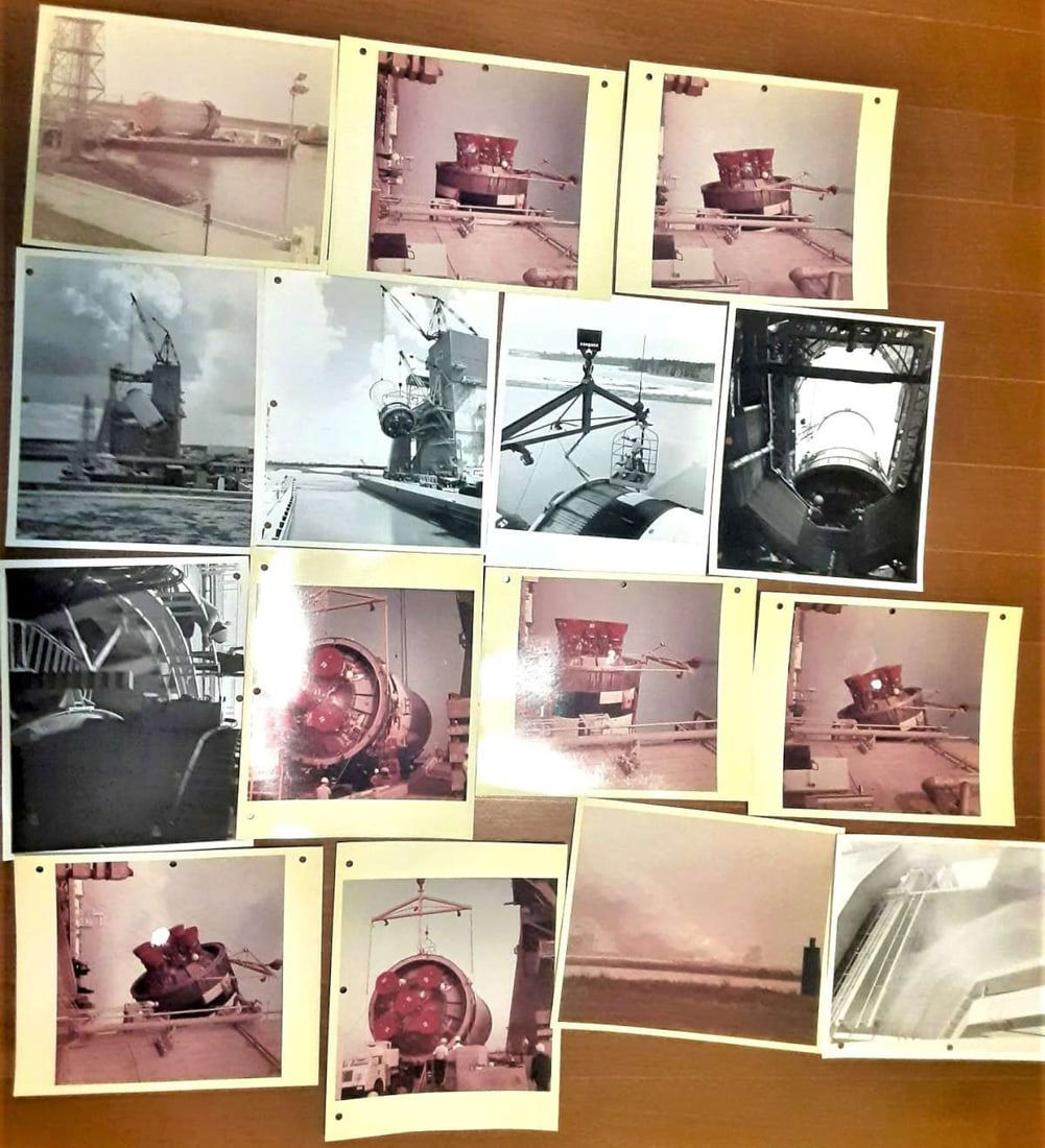 space 1967 15 official Saturn 5 moon rocket photographs (1 of 12)