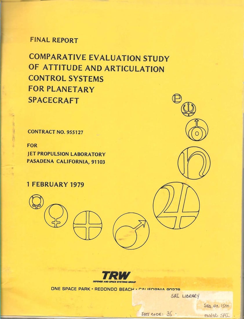 space 1979 TRW planetary spacecraft systems (1 of 4)