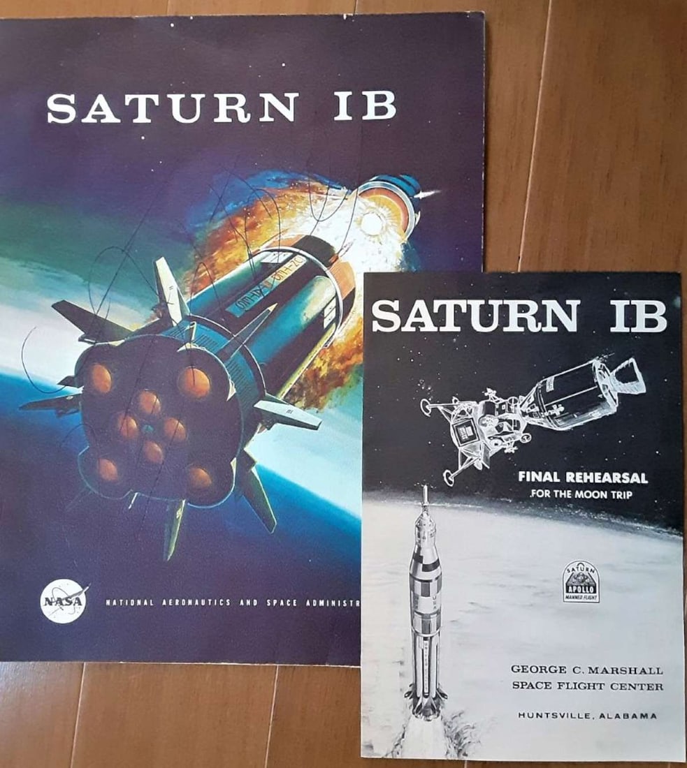 1964 space Saturn moon rocket 2 brochures (1 of 6)