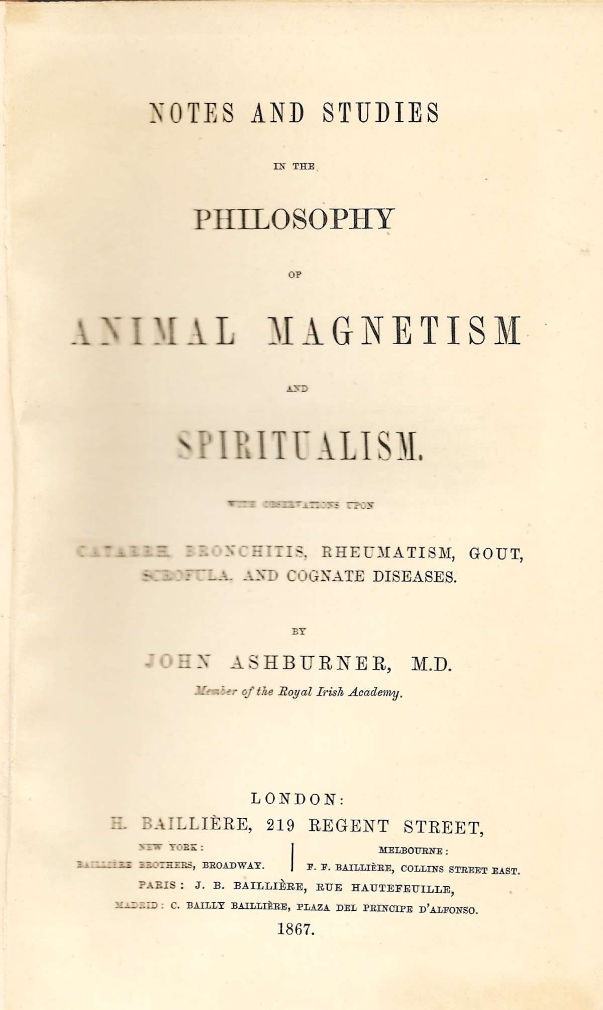 hypnotism 1867 occult spiritualism hypnosis book (1 of 3)