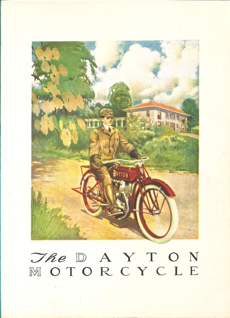 1915 Dayton motorcycle sales catalog American (1 of 10)