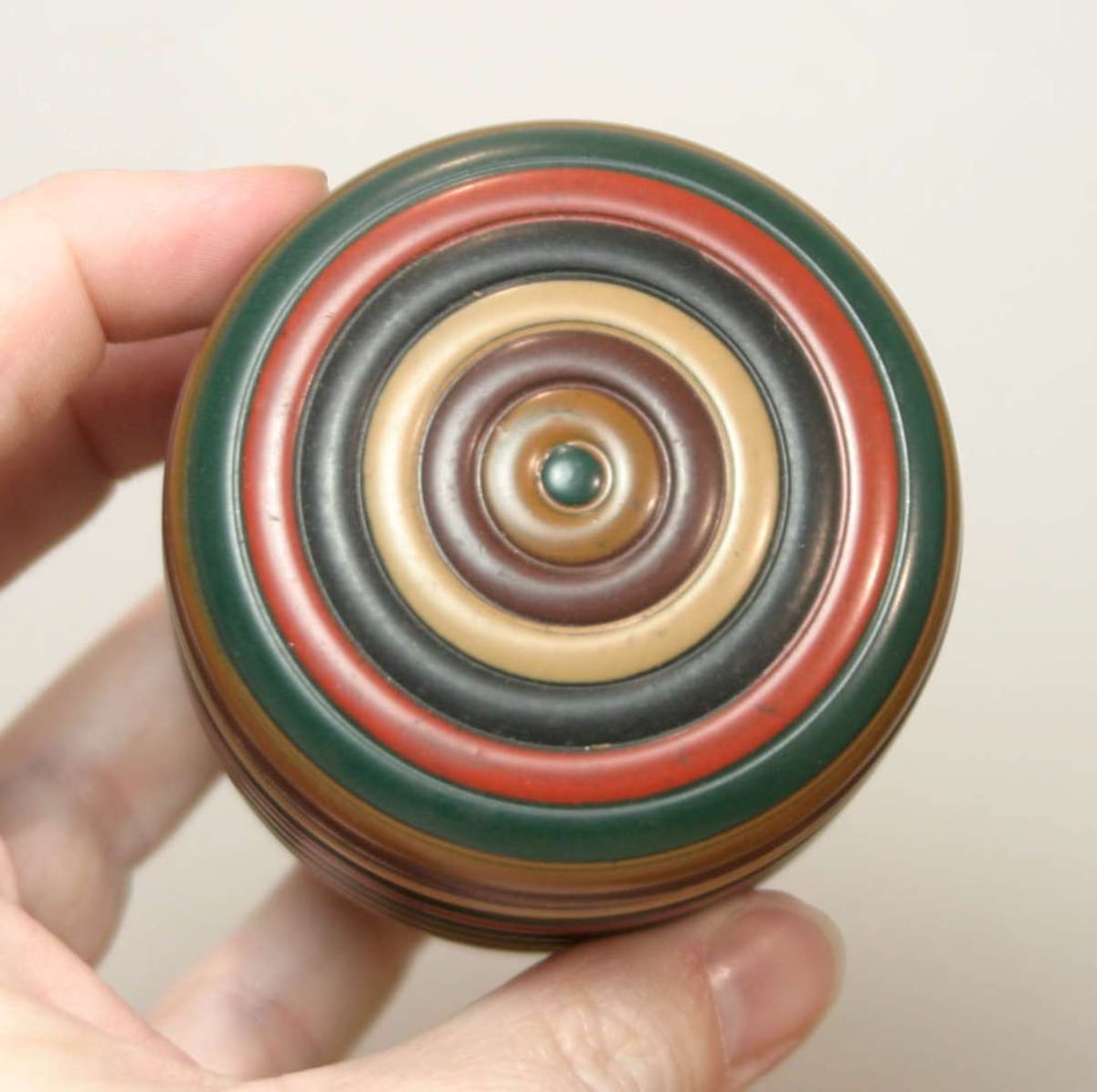 vintage treenware style trinket box (1 of 7)